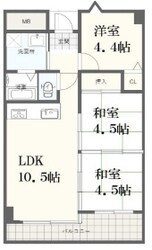 クリーンピア大津天満の物件間取画像